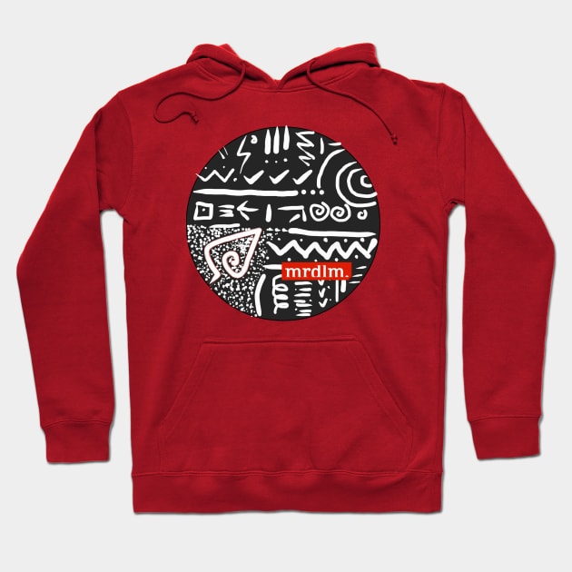 Circle tribal sketching Hoodie by Andeust